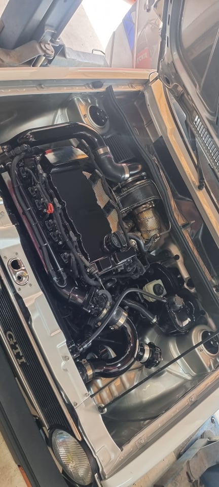 VW Golf 1 VR6 Turbo mit Ecumaster Emu Classic