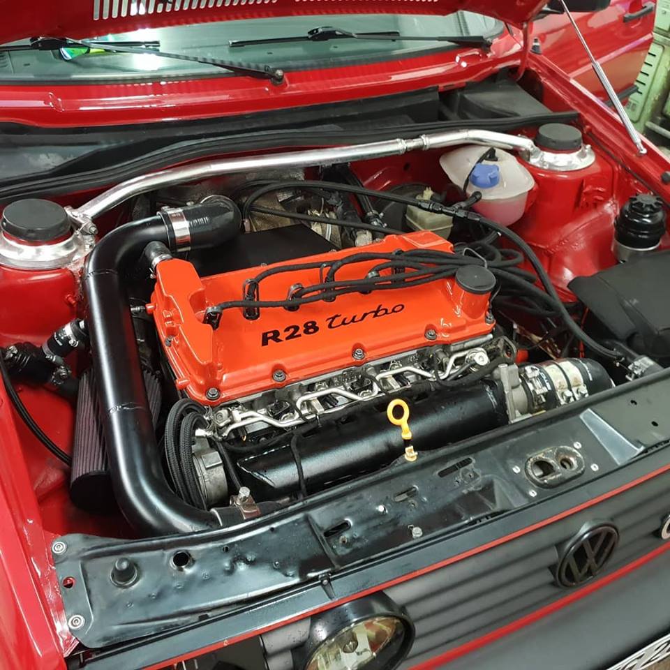 Golf 2 mit VR6, GTX29 und Ecumaster Emu Classic